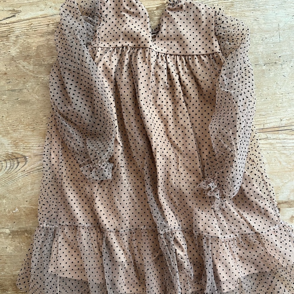 Zara tulle polka dot dress - Picture 3 of 3